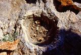 73-Castro,grotta Romanelli,buca per il fuoco,26 agosto 1988